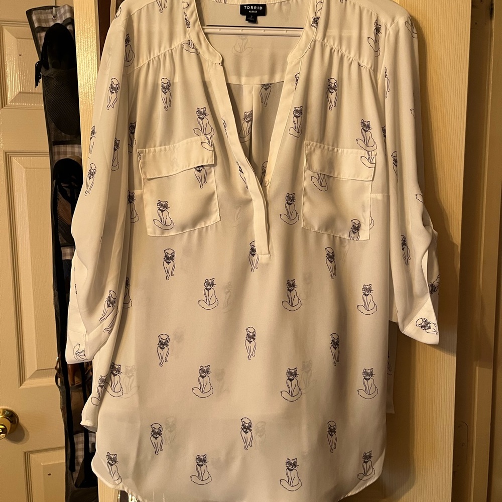 Torrid kitty top size 2